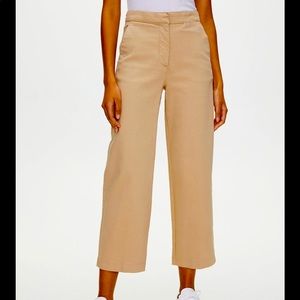 Aritzia - The Group Babaton wide leg camel culottes - size 00
